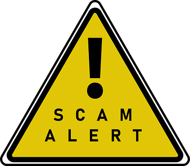 Free Scam Alert vector and picture