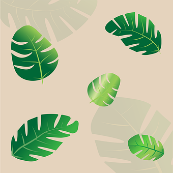 Folhas, Padronizar, Tecido, Fundo, Papel