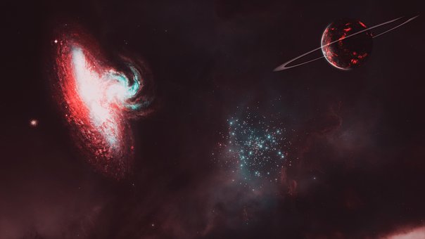 Espacio, Arte Espacial, Galaxia