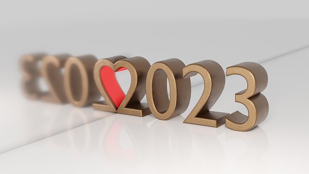 Free Heart New Year'S Day photo and picture
