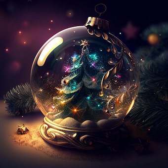 Weihnachtskugel, Weihnachtsbaum