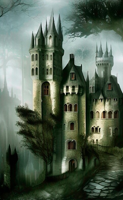 Free castle middle ages medieval illustration