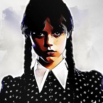 Free Wednesday Jenna illustration and picture