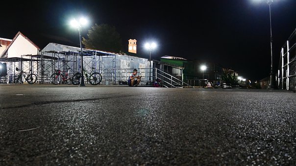Nacht, Fußboden, Himmel, Spc, Dunkel