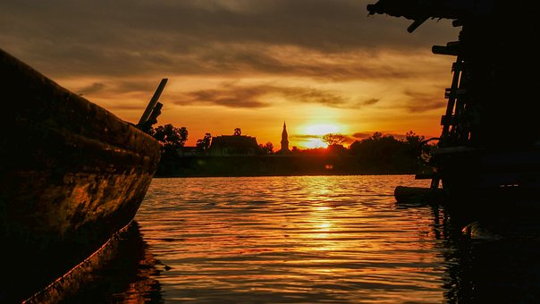 Schlange, Land, Thailand, Glaube