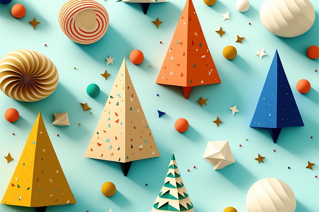 Free trees christmas background background illustration