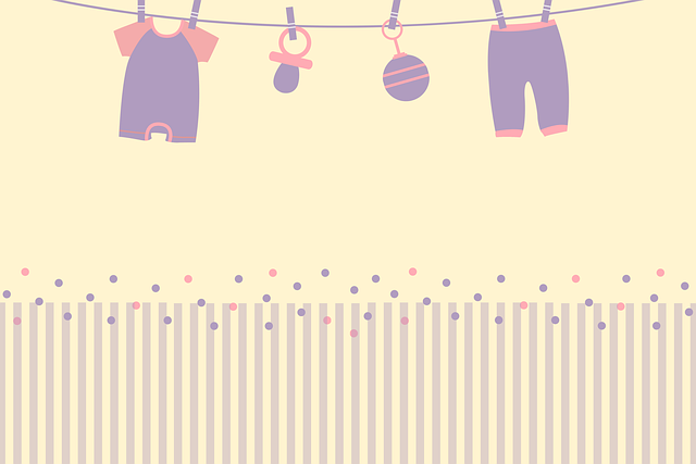 Free birth infant birth announcement illustration