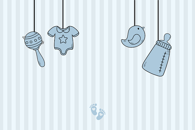 Free boy birth infant illustration