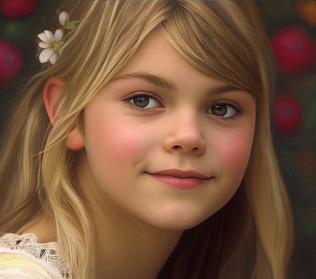 Fată, Femeie, Portret, Modern, Față