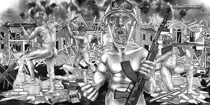 Free War Soldiers illustration and picture
