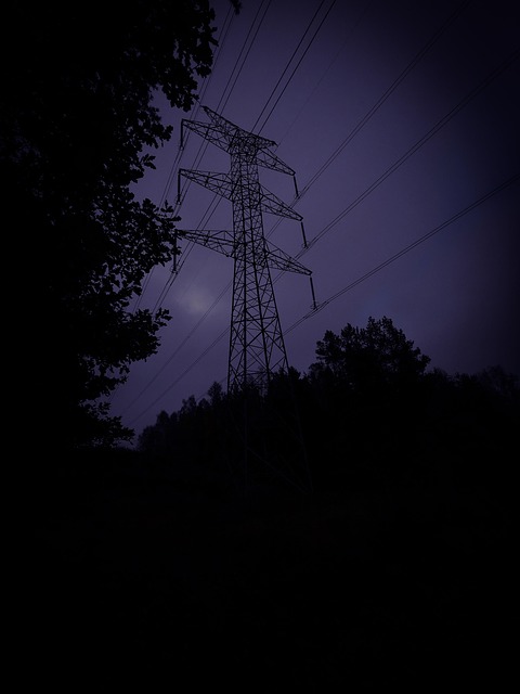 Eletricidade, Energia, Fio, Noite