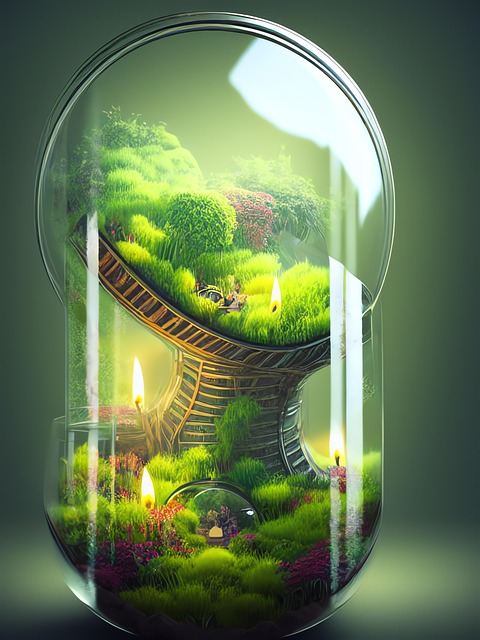Free generated pot glass illustration