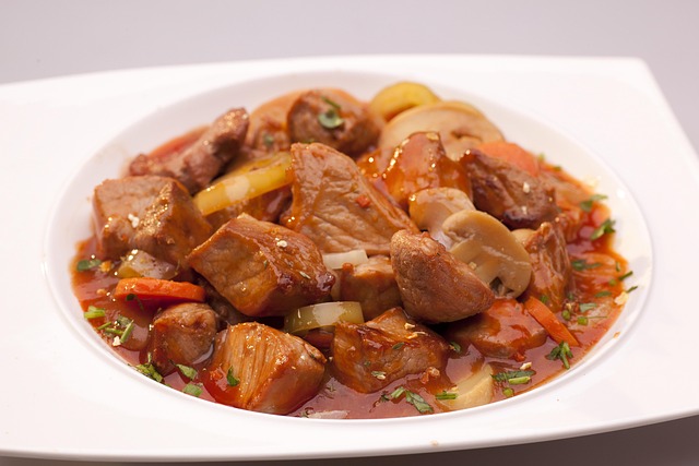 Kavarma, Carne, Champiñones, Verduras