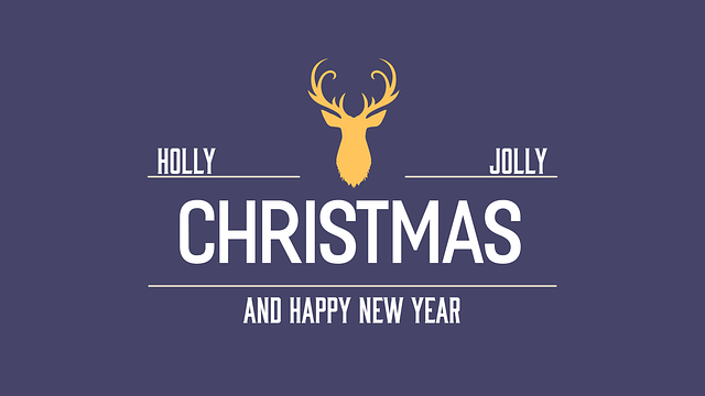 Free christmas background decoration illustration