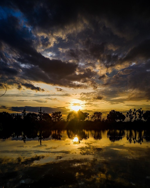 Indonesien, Sonnenuntergang, Ansicht