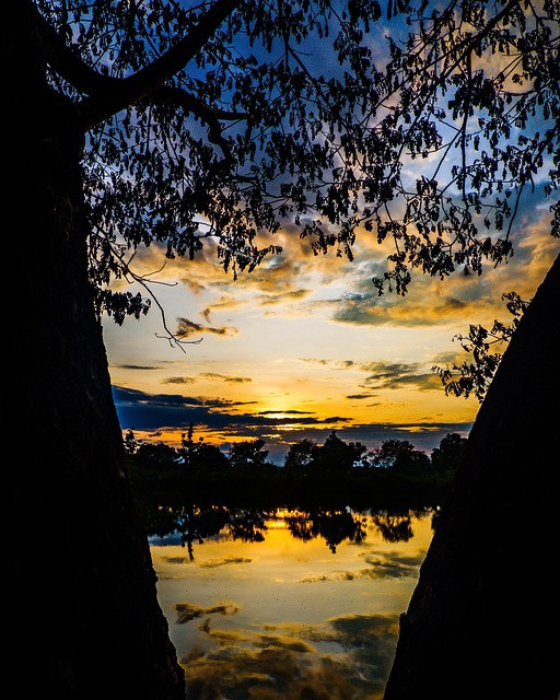 Sonnenuntergang, Himmel, Wolke