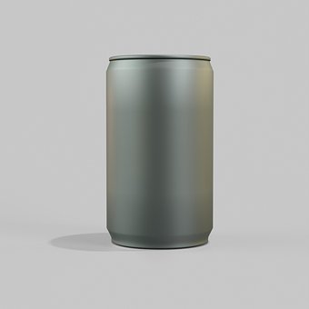 Flaske, Drikke, Dåser, 3D, Mockup