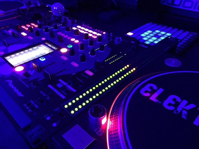 Mixer, Geluidsstudio, Draaitafel, Dj