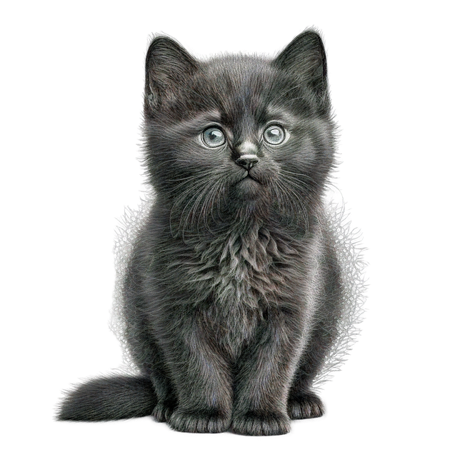 Free cat kitten ai generated illustration