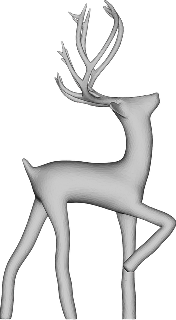 Free deer animal antlers vector
