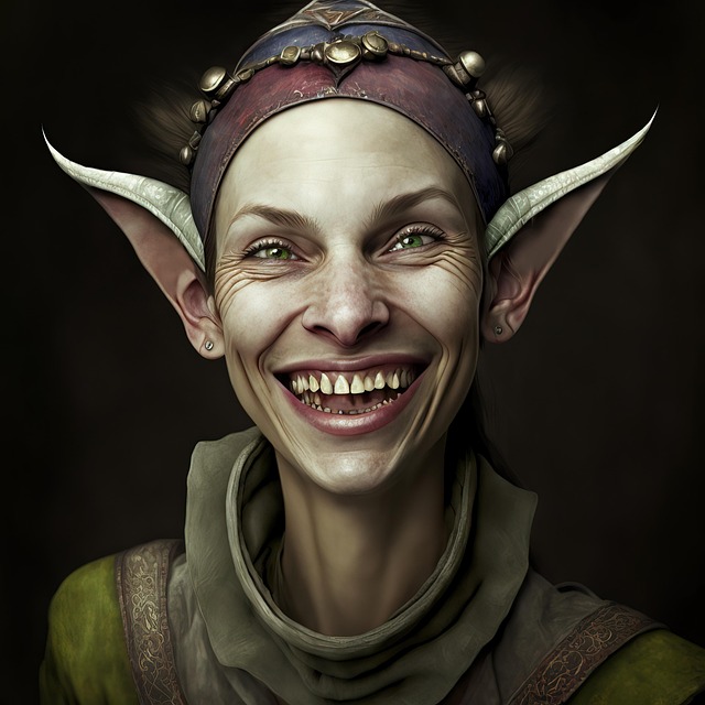 Free elf ai generated magic illustration