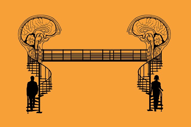 Free brain transformation masculine illustration