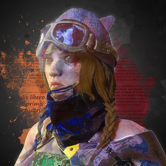 Free apocalypse destruction portrait illustration