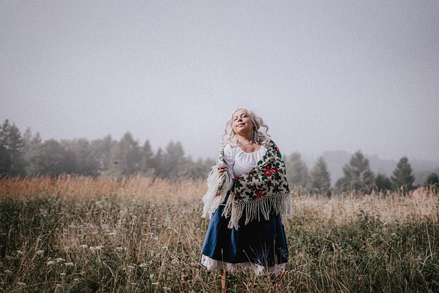 Free Woman Flowers photo and picture