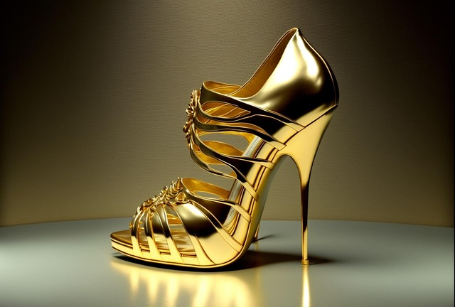 Download Gold, Golden, Shoe. Royalty-Free Stock Illustration Image ...