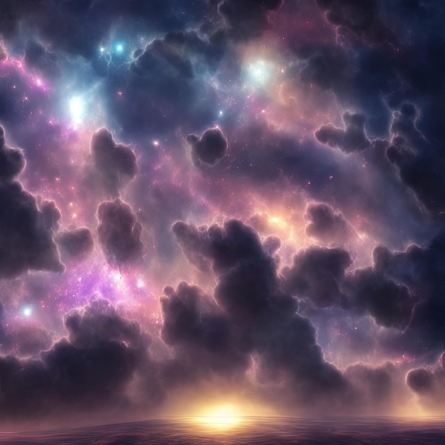Free space galaxy universe illustration