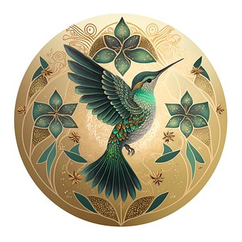 Beija Flor, Mandala, Natureza, Círculo