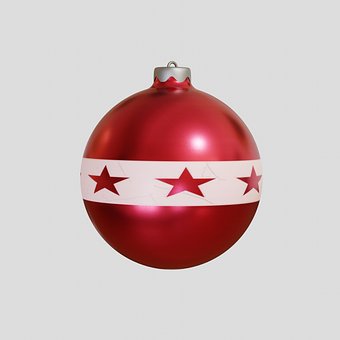 Ornament, Christmas Ball, Jul, Kugle