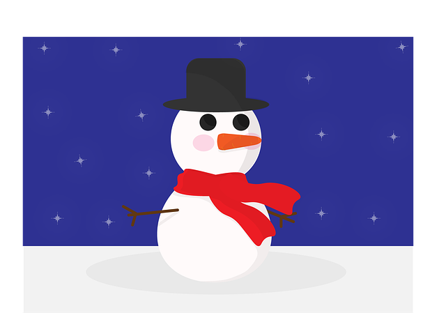 Navidad, Monigote De Nieve, Invierno