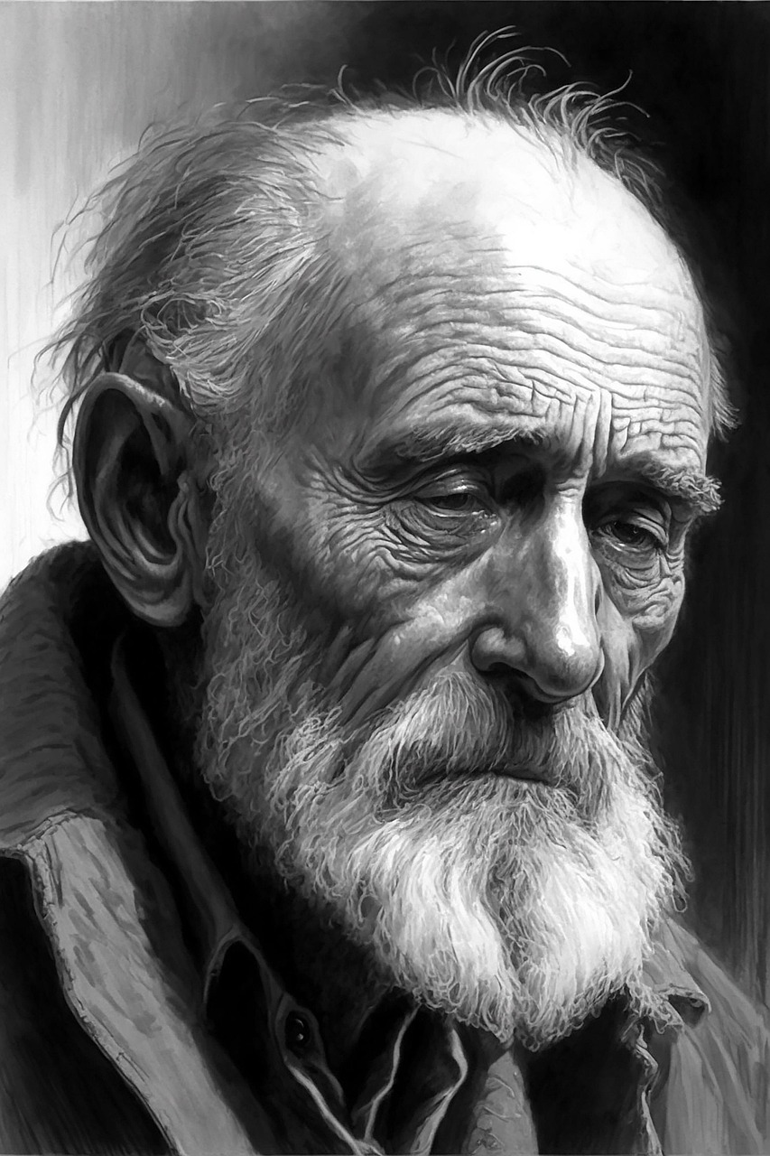 Download Old Man Male Portrait Royalty Free Stock Illustration Image 