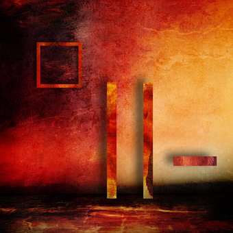Grunge, Vermelho, Amarelo, Laranja