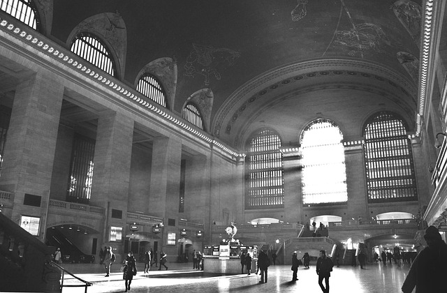 New York, Nyc, Station, Hal, Arkitektur