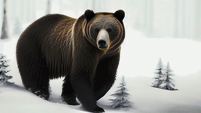 Free bear brown bear grizzly illustration