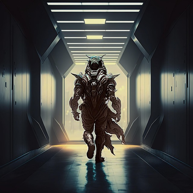 Free science fiction scifi alien illustration