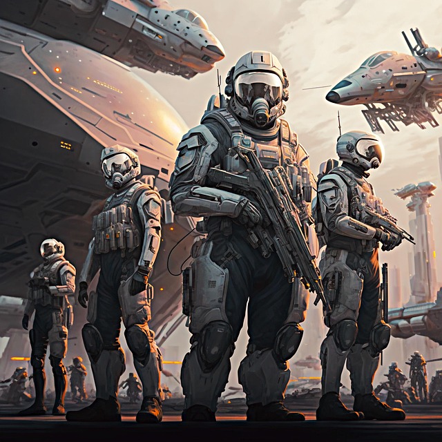 Free science fiction space scifi illustration