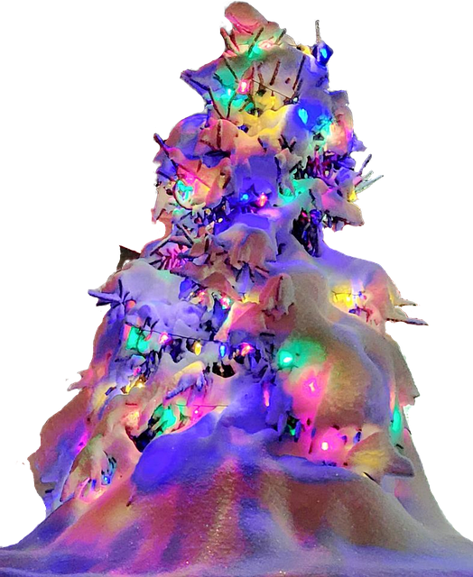 Free Christmas Tree Outside illustration and picture