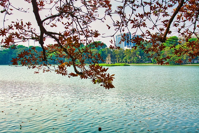 Free Hoan Kiem Lake Winter photo and picture
