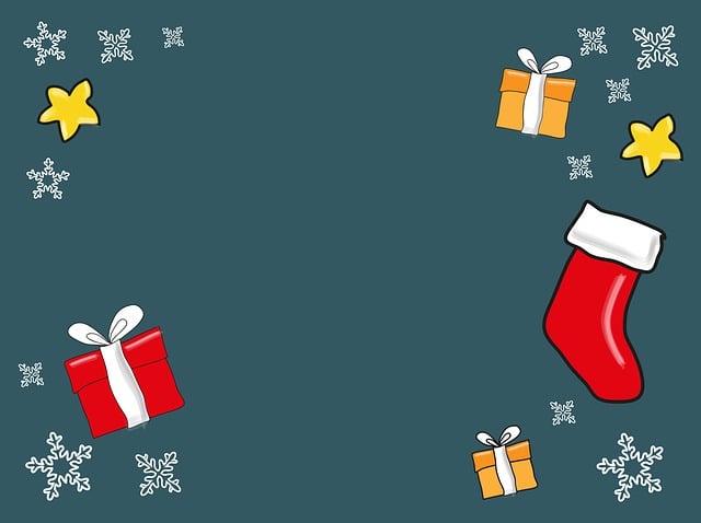 Free christmas gifts snowflake vector