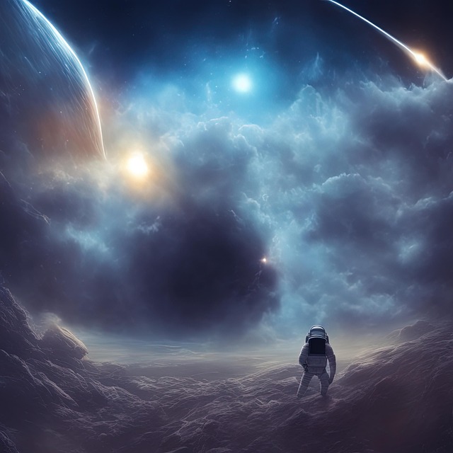 Astronaut, Raum, Abenteuer, Galaxis