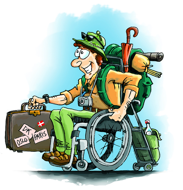 Free Wheelchair Disability illustration and picture