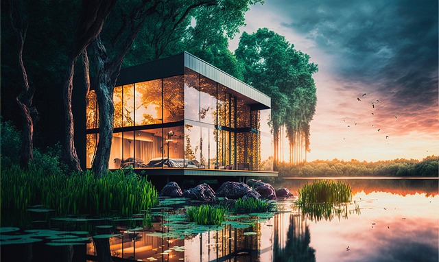 Free Ai Generated Architecture illustration and picture