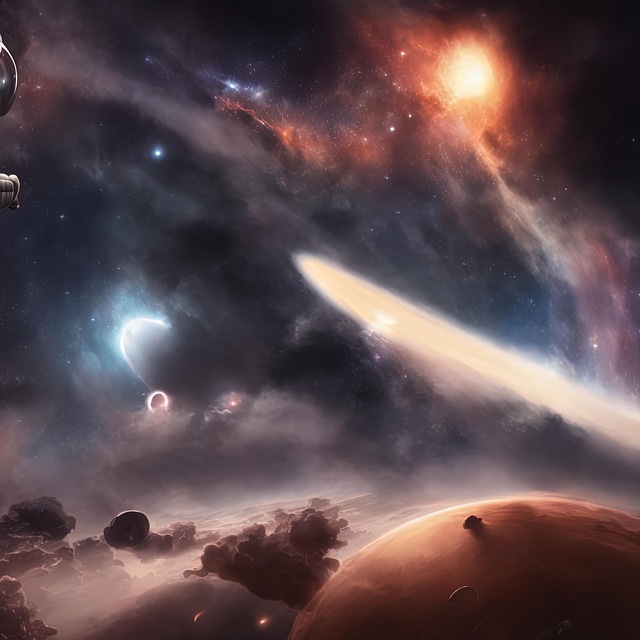 Free astronaut adventure space illustration