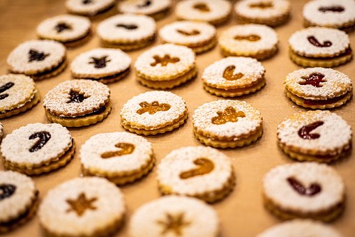 Jul, Cookies, Kiks, Kager, Smørkager