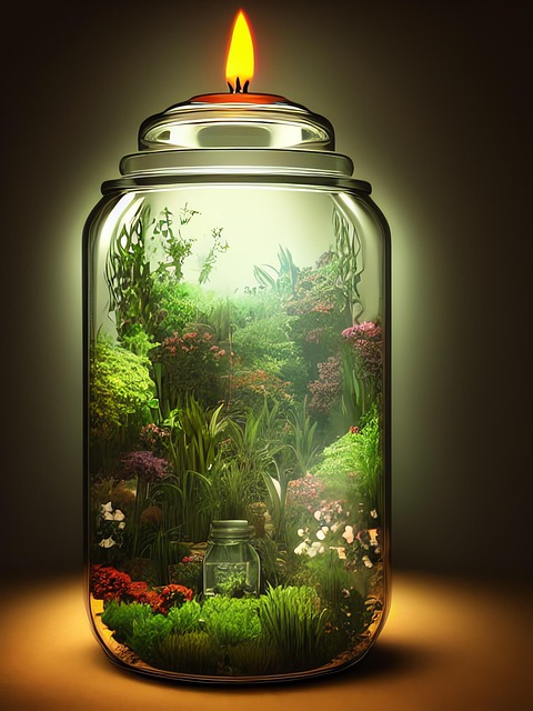 Free generated pot glass illustration