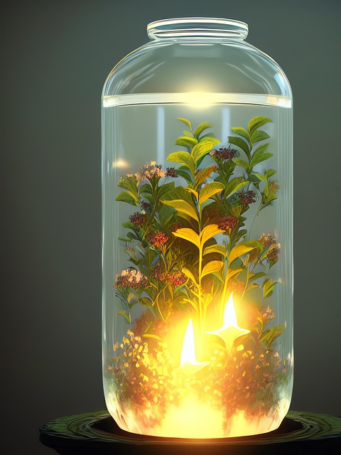 Free generated pot glass illustration