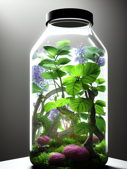 Free generated pot glass illustration
